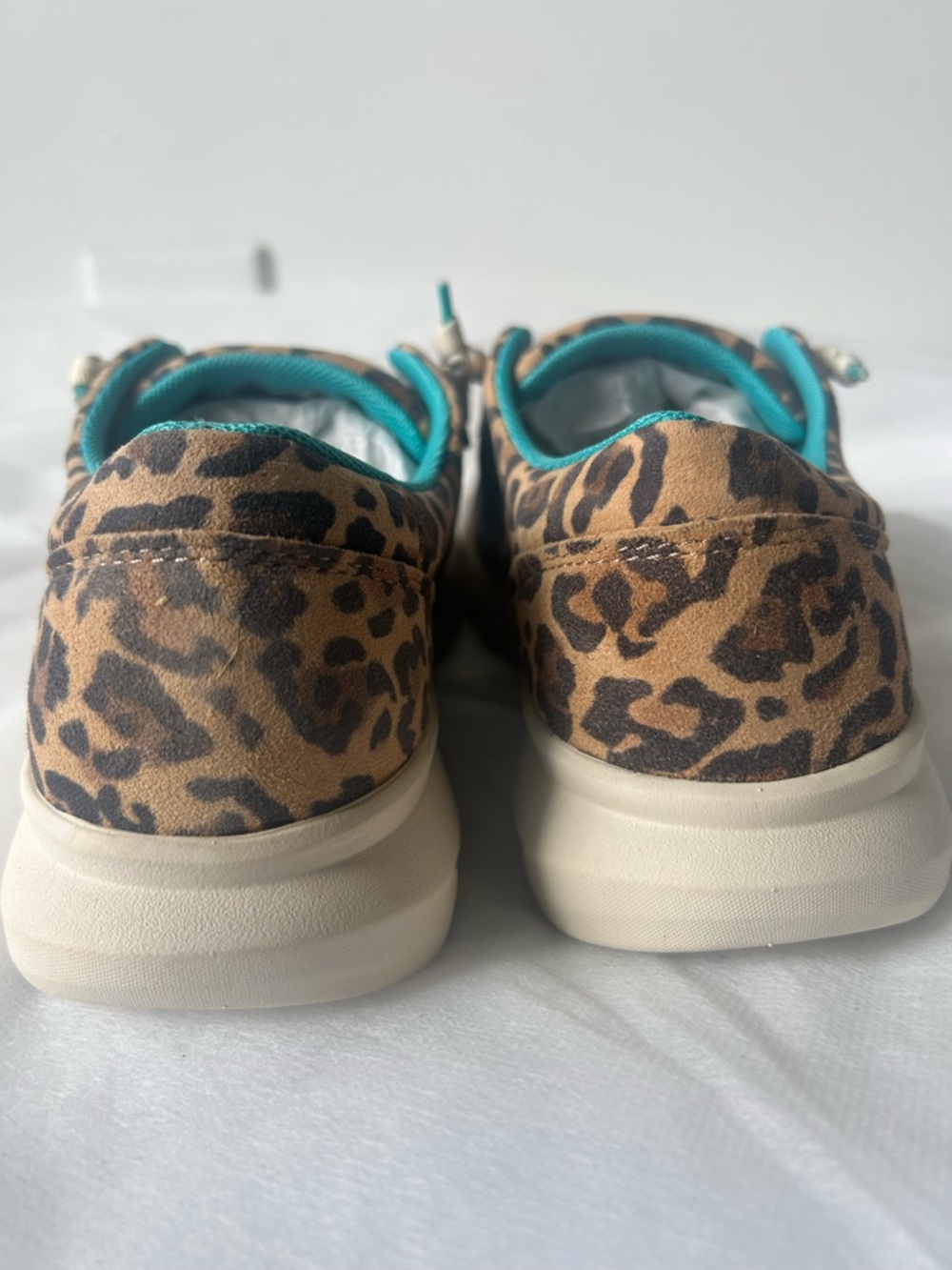 Ariat Hilo Tan and Brown Lively Leopard Print Slip On Western Shoe - Picture 2 of 7